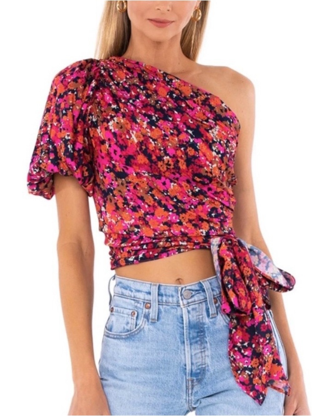 Amanda Uprichard Bexley Top Size Medium In Bloomessence Floral